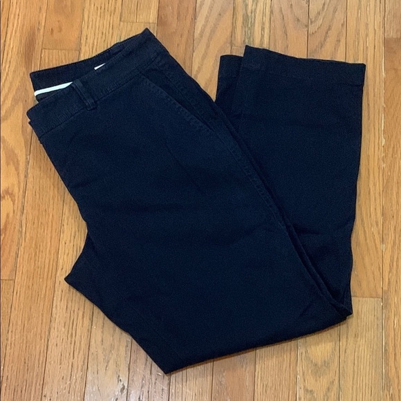 Women’s Talbots Navy Perfect Chino Pants Size 10P EUC - Picture 1 of 8